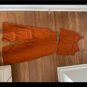 Nordstrom silk polka dot set